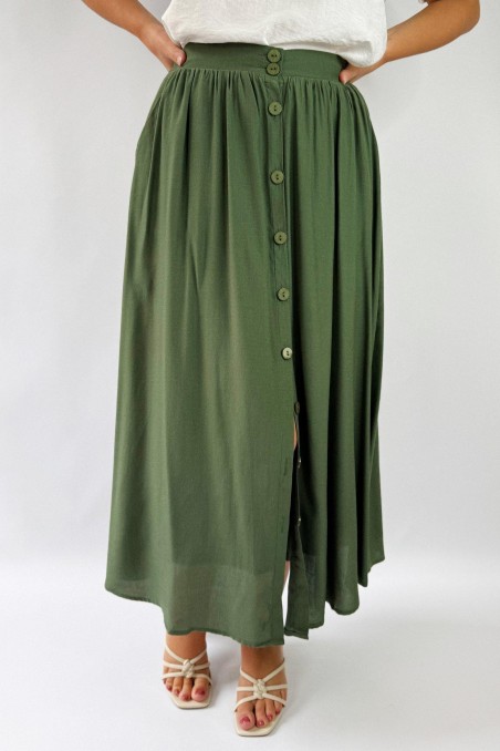 Jupe longue boutonnée OROA