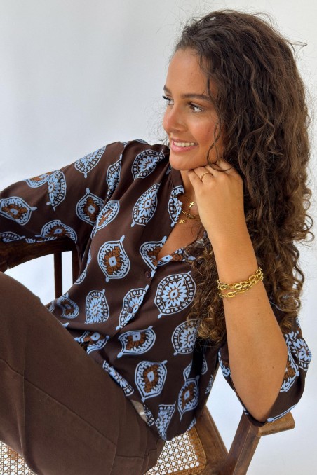 Chemise imprimée LUXIA