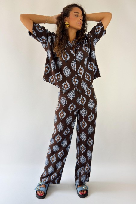 Chemise imprimée LUXIA