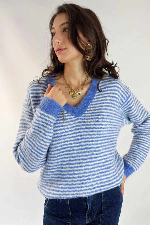 Pull rayé LINIS