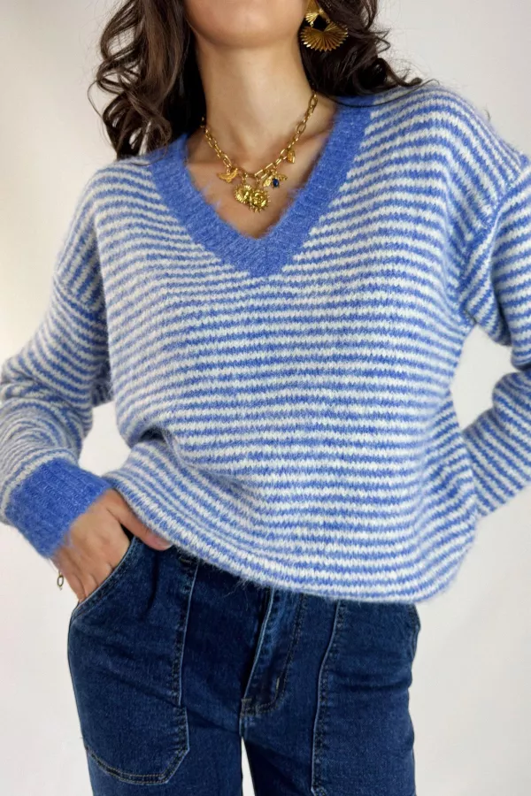 Pull rayé LINIS