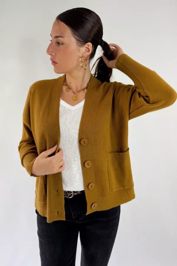 Gilet maille jersey CHELTON