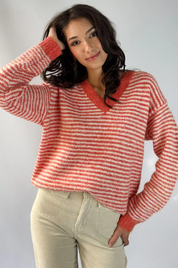 Pull rayé LINIS