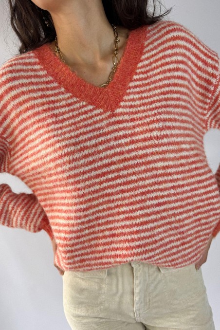 Pull rayé LINIS