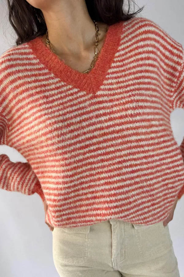 Pull rayé LINIS