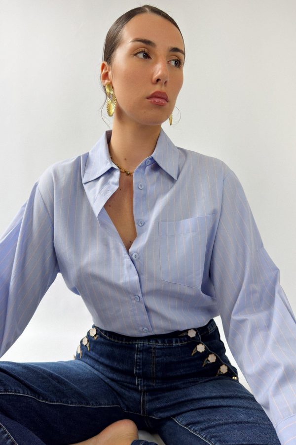 Chemise rayée en coton IMANO