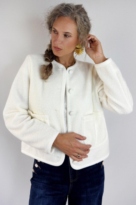 Veste unie SEZANNE