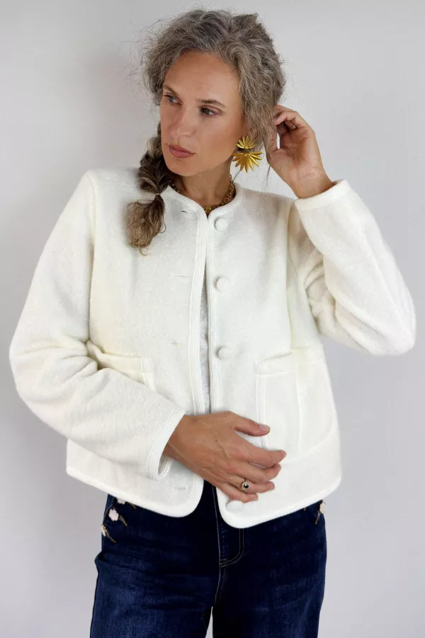 Veste unie SEZANNE