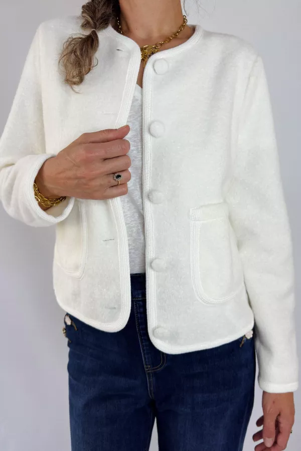 Veste unie SEZANNE