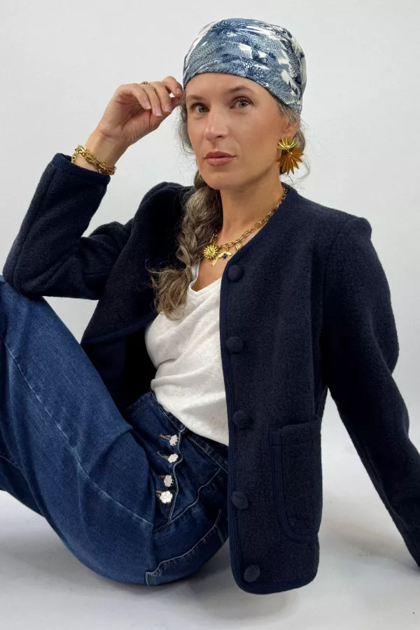 Veste unie SEZANNE