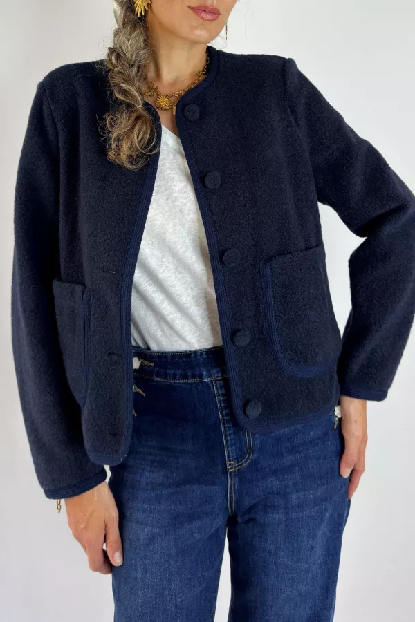 Veste unie SEZANNE