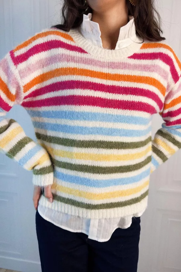 Pull rayé ALICIA
