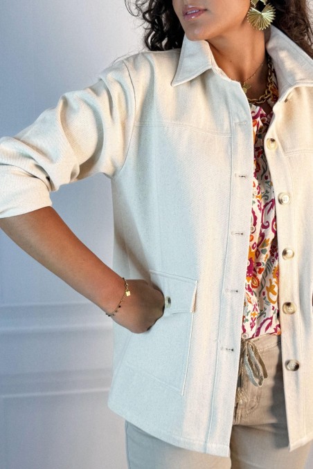 Veste oversize coton TANGY