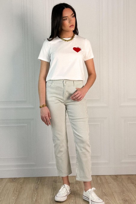 Pantalon 7/8ᵉ rayé PHENYX Pantalon 7/8ᵉ rayé PHENYX