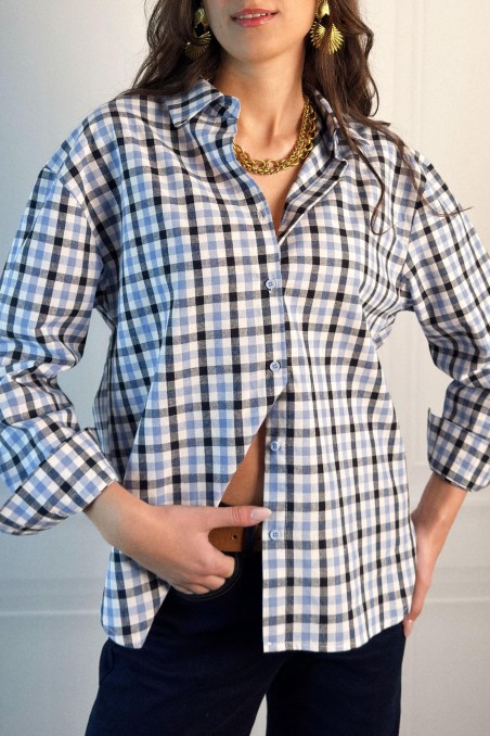 Chemise vichy bicolore SPENCE