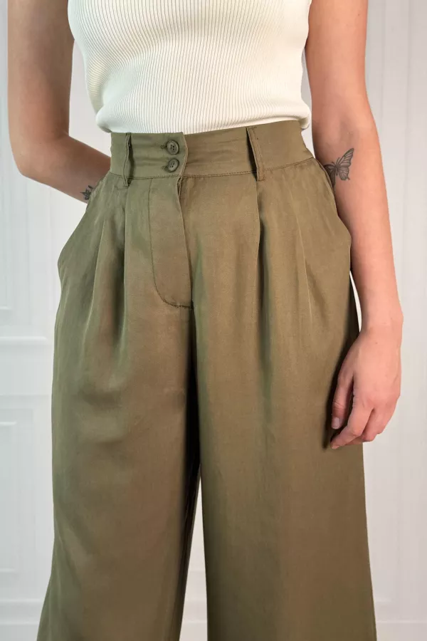 Pantalon jambes larges TOKANO