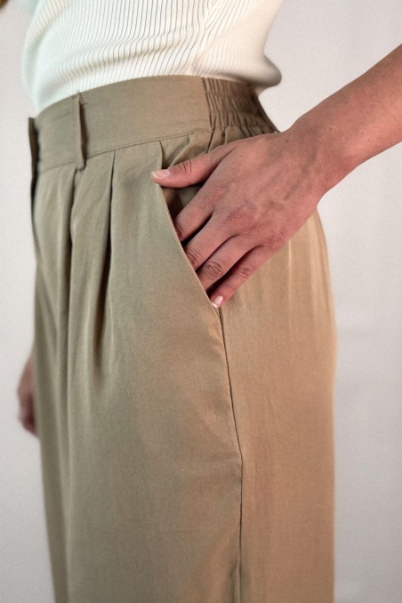 Pantalon jambes larges TOKANO