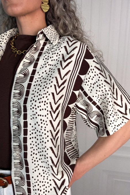 Chemise imprimée MALABO