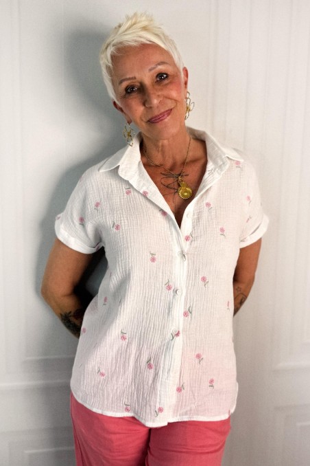 Chemise gaze de coton SARANChemise gaze de coton SARAN