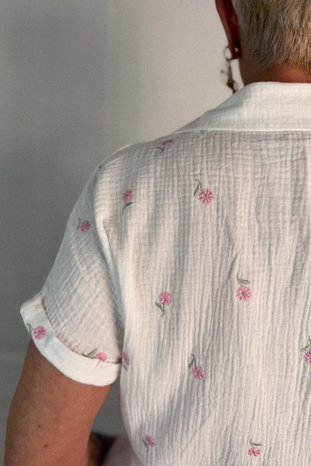 Chemise gaze de coton SARANChemise gaze de coton SARAN