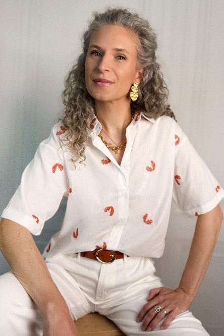 Chemise brodéé MAKO