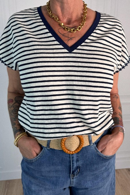 Tee-shirt marinière ADAMA