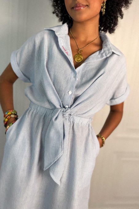 Robe rayée ASTER