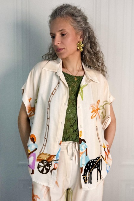 Chemise imprimée MARTINIQUE