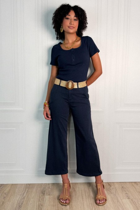 Pantalon 7/8ème jambes larges NARA