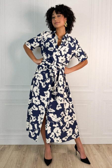 Robe chemise maxy SITAYA