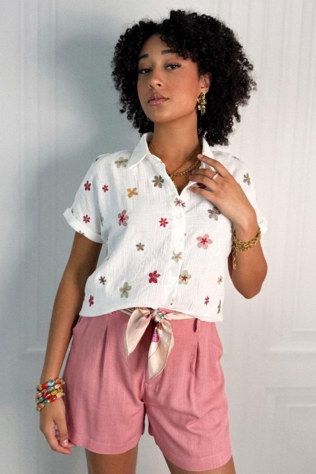 Chemise gaze de coton SARAN
