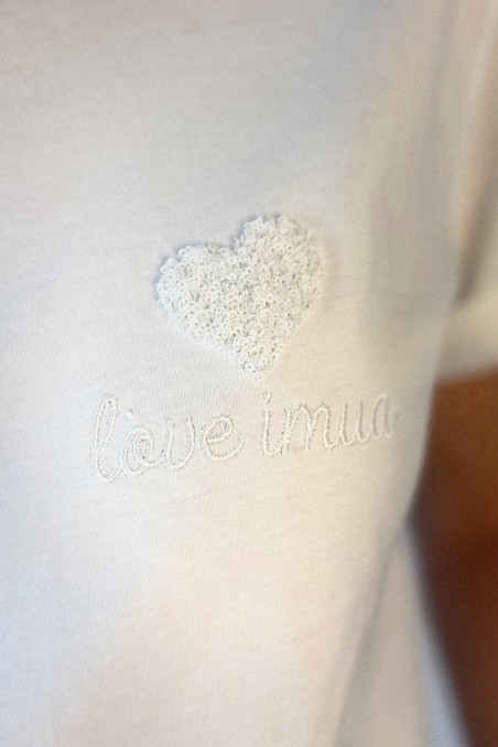 Tee shirt en coton coeur LOVE